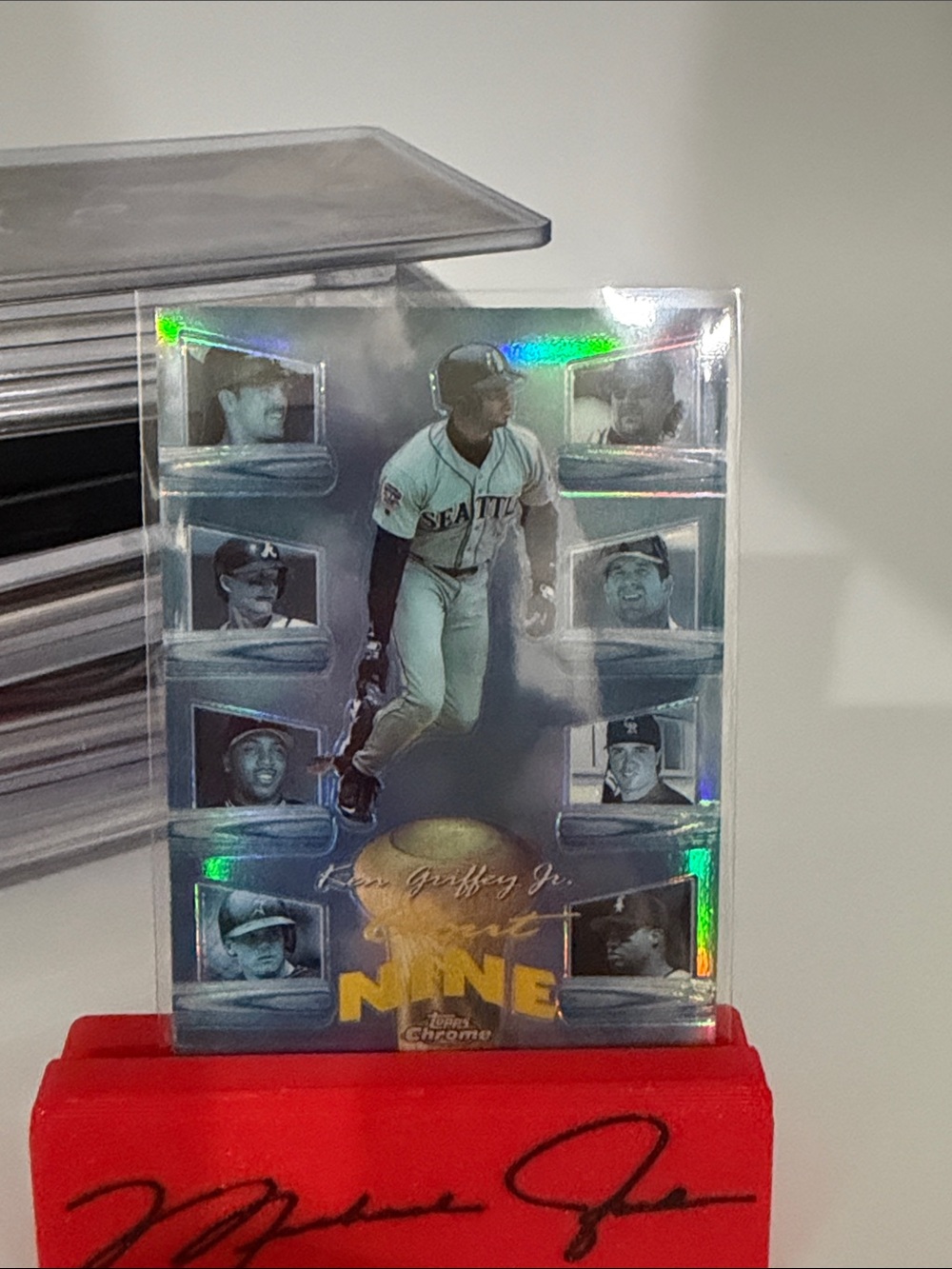 Ken Griffey Jr. Topps Chrome - Clout Nine - #C8 - Refractor